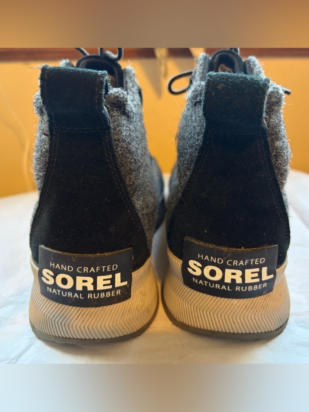 Sorel Out N About III Duck Boot Black Gray Size 9 - Picture 14 of 15